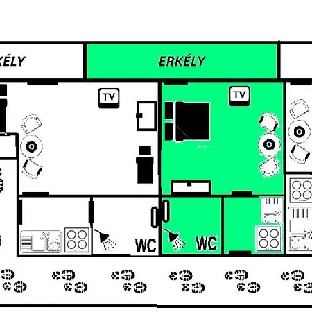 Kastelykert Apartmán Gyula