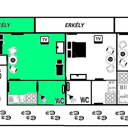 Apartmán Kastelykert *